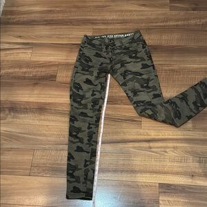Camo Skinny Jeans